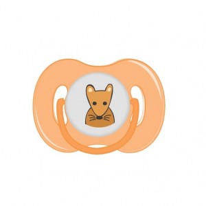 Robins Orthodontic Pacifier with cover